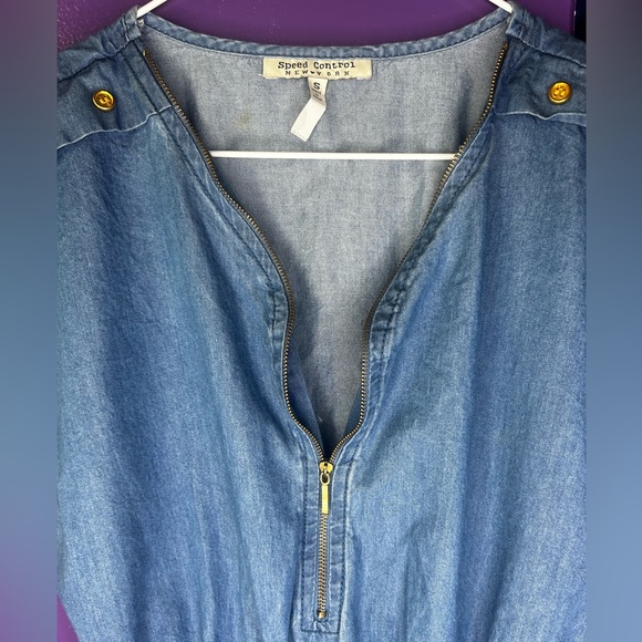 Speed Control Denim Dress - Picture 4 of 5